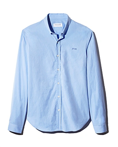 Shop Maison Labiche X Darcy Miller Men's Stud Regular Fit Button-down Shirt - 100% Exclusive In Medium Blue
