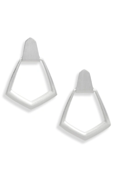 Shop Kendra Scott Paxton Drop Earrings In Silver Metal