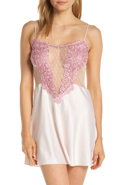 Shop Flora Nikrooz Showstopper Chemise In Mauve