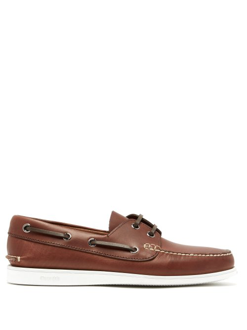Church's Marske Leather Deck Shoes In Brown ModeSens