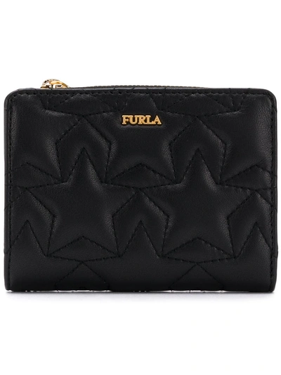 Shop Furla Star Quilted Wallet - Black
