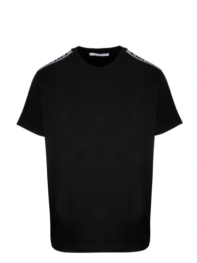 Shop Givenchy 4g Webbing Logo T-shirt In 001