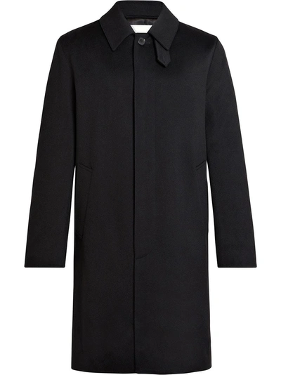 Shop Mackintosh Black Storm System Wool 3/4 Coat Gm-001f