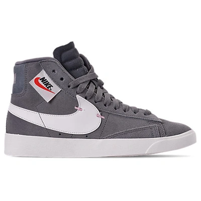 Shop Nike Women's Blazer Mid Rebel Casual Shoes, Grey