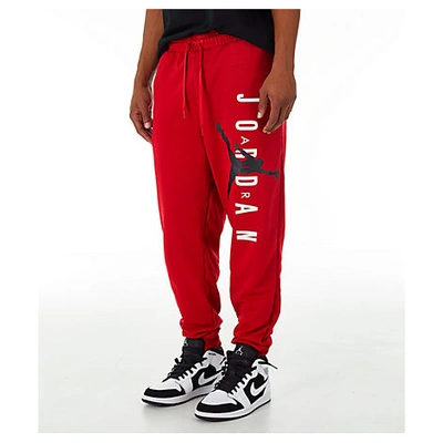 Nike Men's Jordan Jumpman Lightweight Fleece Sweatpants, Red | ModeSens