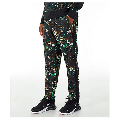 Shop Nike Men's Sportswear Camo Tribute Pants In Black Size X-large 100% Polyester