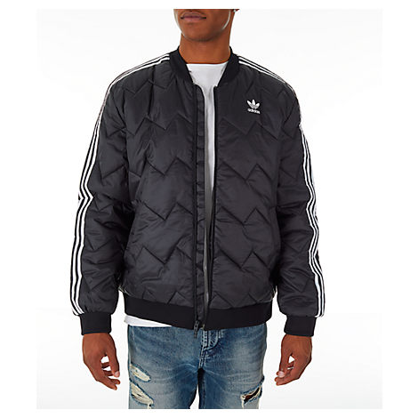 adidas sst quilted jacket black