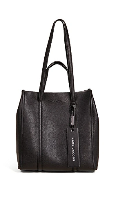 Shop Marc Jacobs The Tag Tote 27 In Black