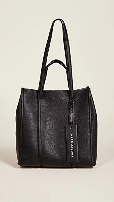 Shop Marc Jacobs The Tag Tote 27 In Black