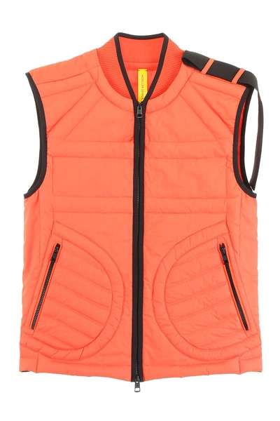 Shop Moncler Genius 5 Huff Vest In Arancio (orange)