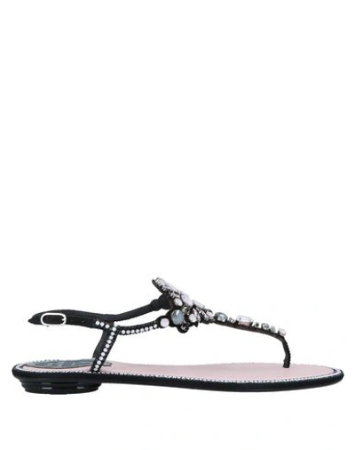 Shop René Caovilla Flip Flops In Light Pink