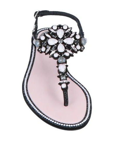 Shop René Caovilla Flip Flops In Light Pink