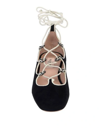 Shop Valentino Ballet Flats In Black