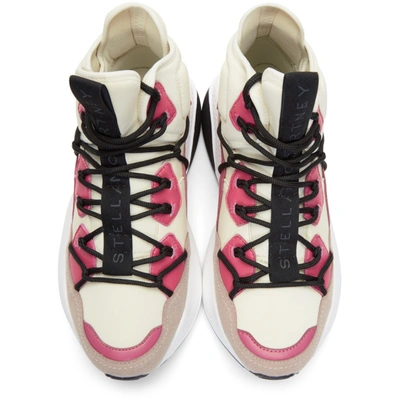 Shop Stella Mccartney Pink High-top Sneakers In 5675 Pink