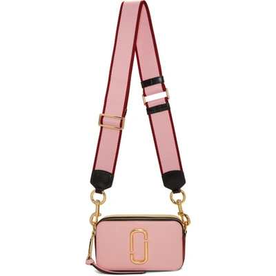 Shop Marc Jacobs Pink Small Snapshot Camera Bag In 679 Babypin