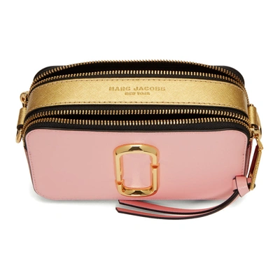 Shop Marc Jacobs Pink Small Snapshot Camera Bag In 679 Babypin