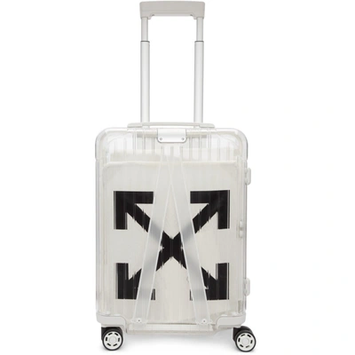 Shop Off-white White Rimowa Edition See Through Carry-on Suitcase