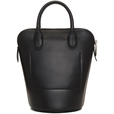 Shop Calvin Klein 205w39nyc Black Mini Dalton Bucket Bag In 001 Black