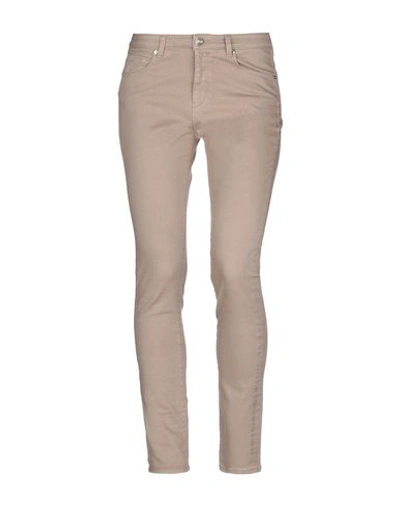 Shop Pinko Casual Pants In Dove Grey