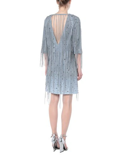 Shop Bottega Veneta Short Dress In Grey
