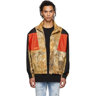 Shop Heron Preston Brown Camouflage Track Jacket In 8888 Multic