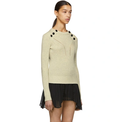 Shop Isabel Marant Étoile Isabel Marant Etoile Grey Koyla Sweater In 02ly Lt Gry