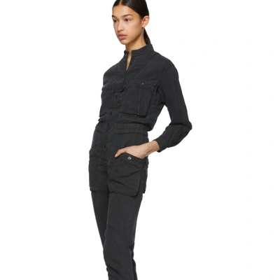 Shop Isabel Marant Étoile Isabel Marant Etoile Black Lashay Jumpsuit In 02fk Faded