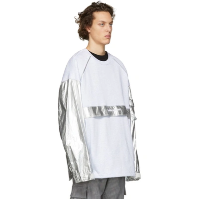 Shop Juunj Juun.j Silver Thealteredtech Sweatshirt In 2 L/grey