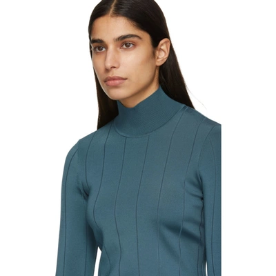 Shop Givenchy Green 4g Turtleneck In 440 Green