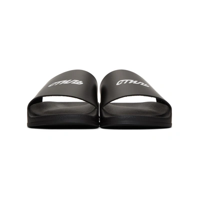 Shop Heron Preston Black Style Slides In 1001 Blkwht