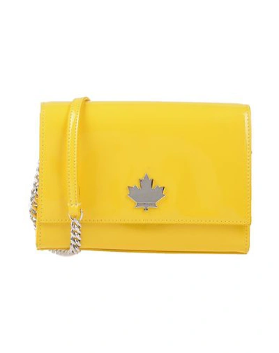 Shop Dsquared2 Cross-body Bags In Yellow