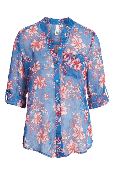 Shop Kut From The Kloth Jasmine Top In Magnolia Blue