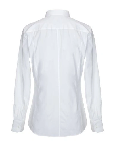 Shop Dolce & Gabbana Man Shirt White Size 15 Cotton, Elastane