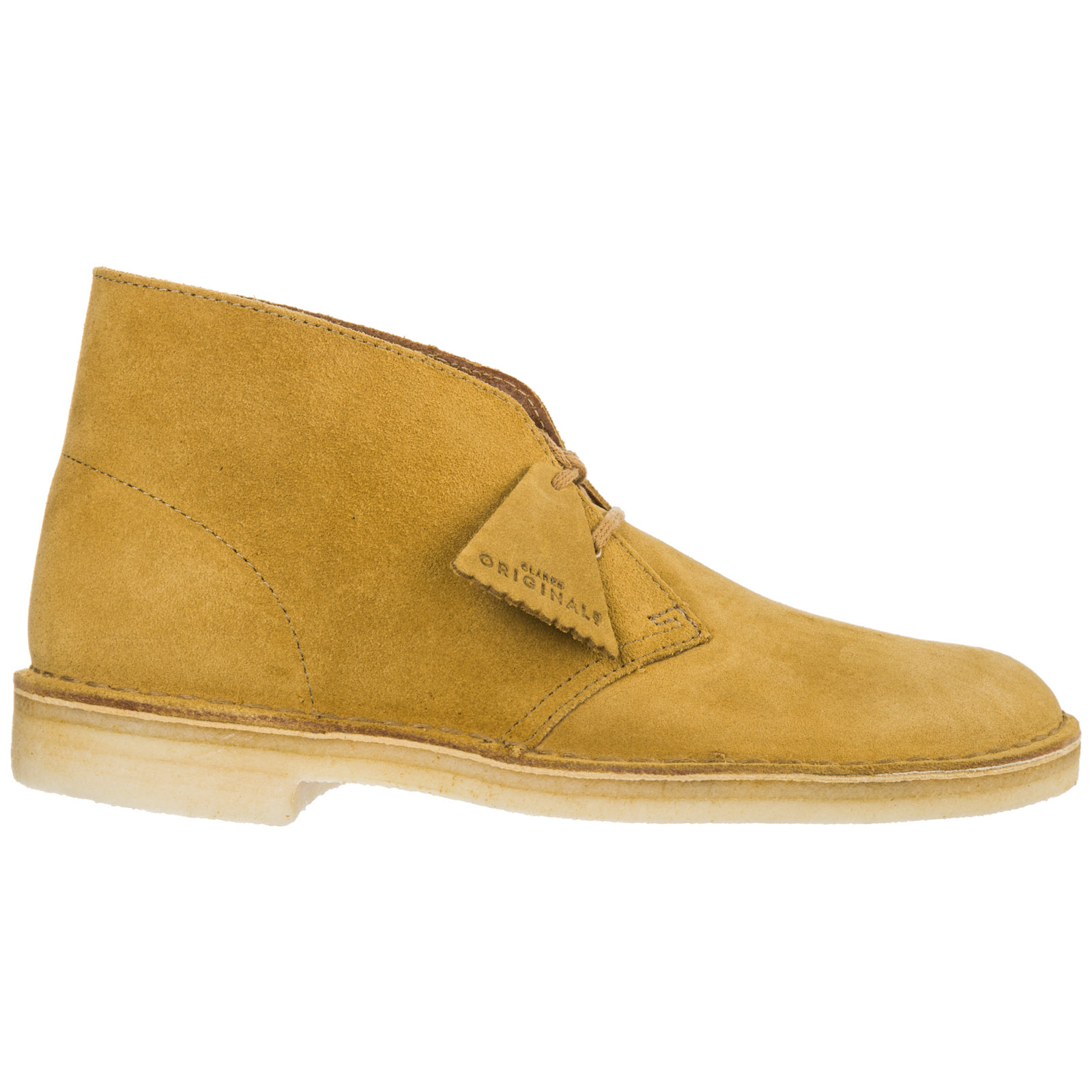 clarks desert boots yellow