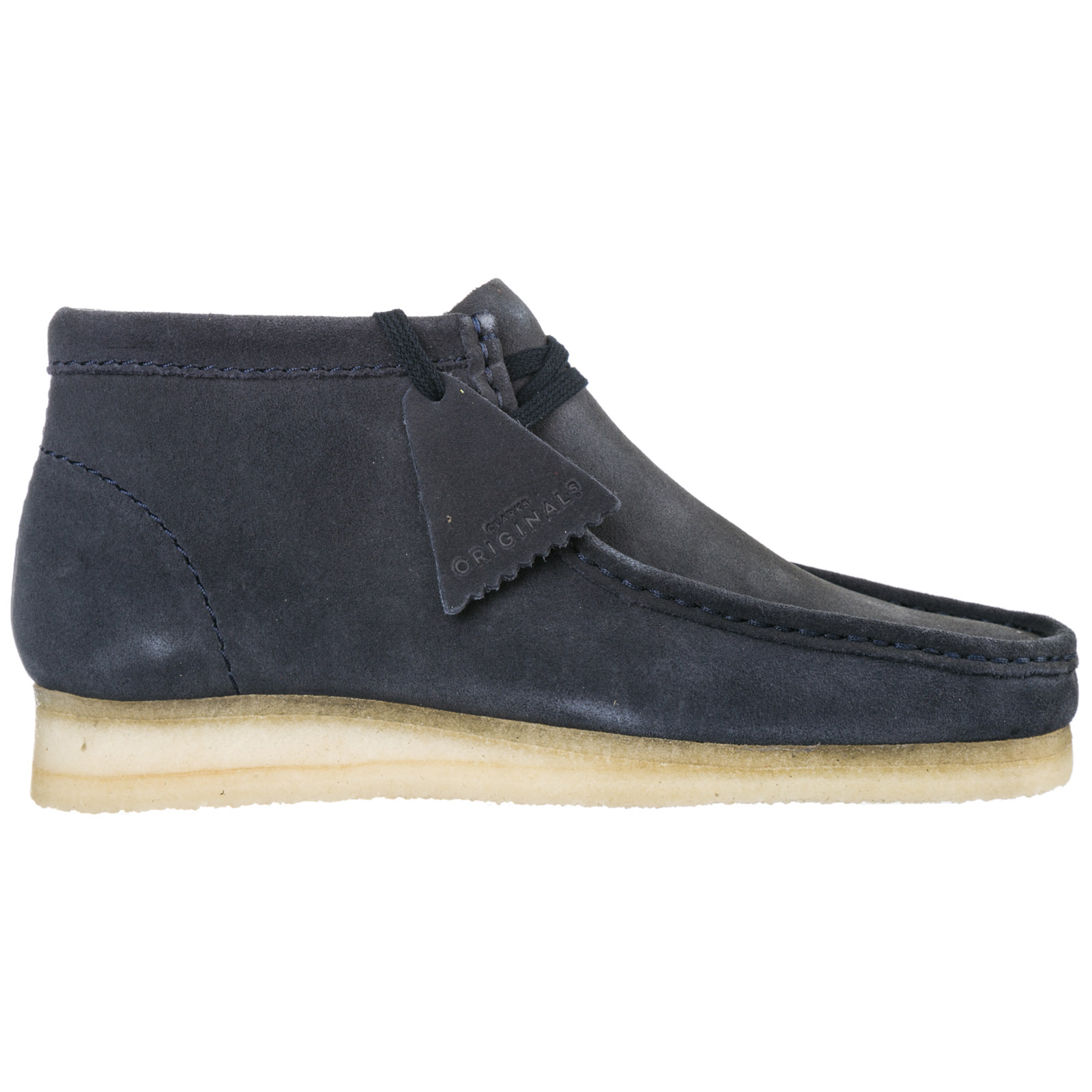 clarks blue suede ankle boots