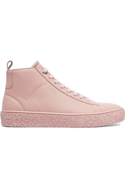 Shop Axel Arigato Woman Leather High-top Sneakers Antique Rose