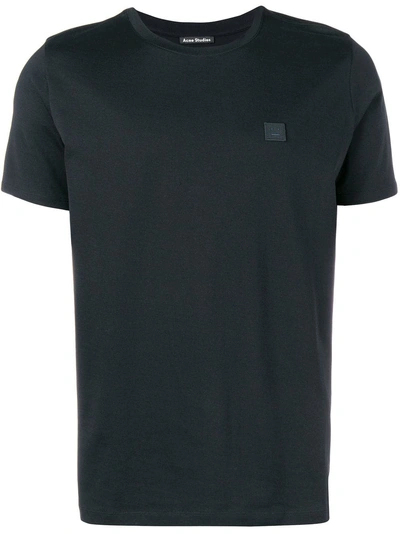 Shop Acne Studios Logo Short-sleeve T-shirt - Black