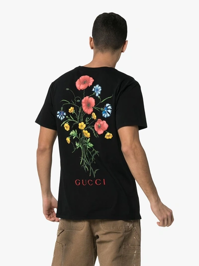 Shop Gucci Chateau Marmont Short Sleeved T-shirt In 1206 Black