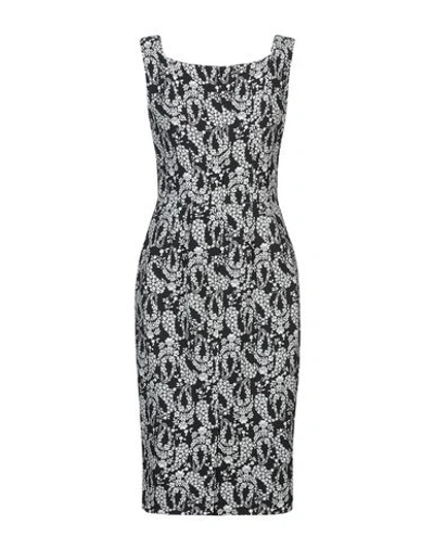 Shop Dolce & Gabbana Knee-length Dress In Black