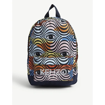 Shop Kenzo Eye Logo Backpack In Multi