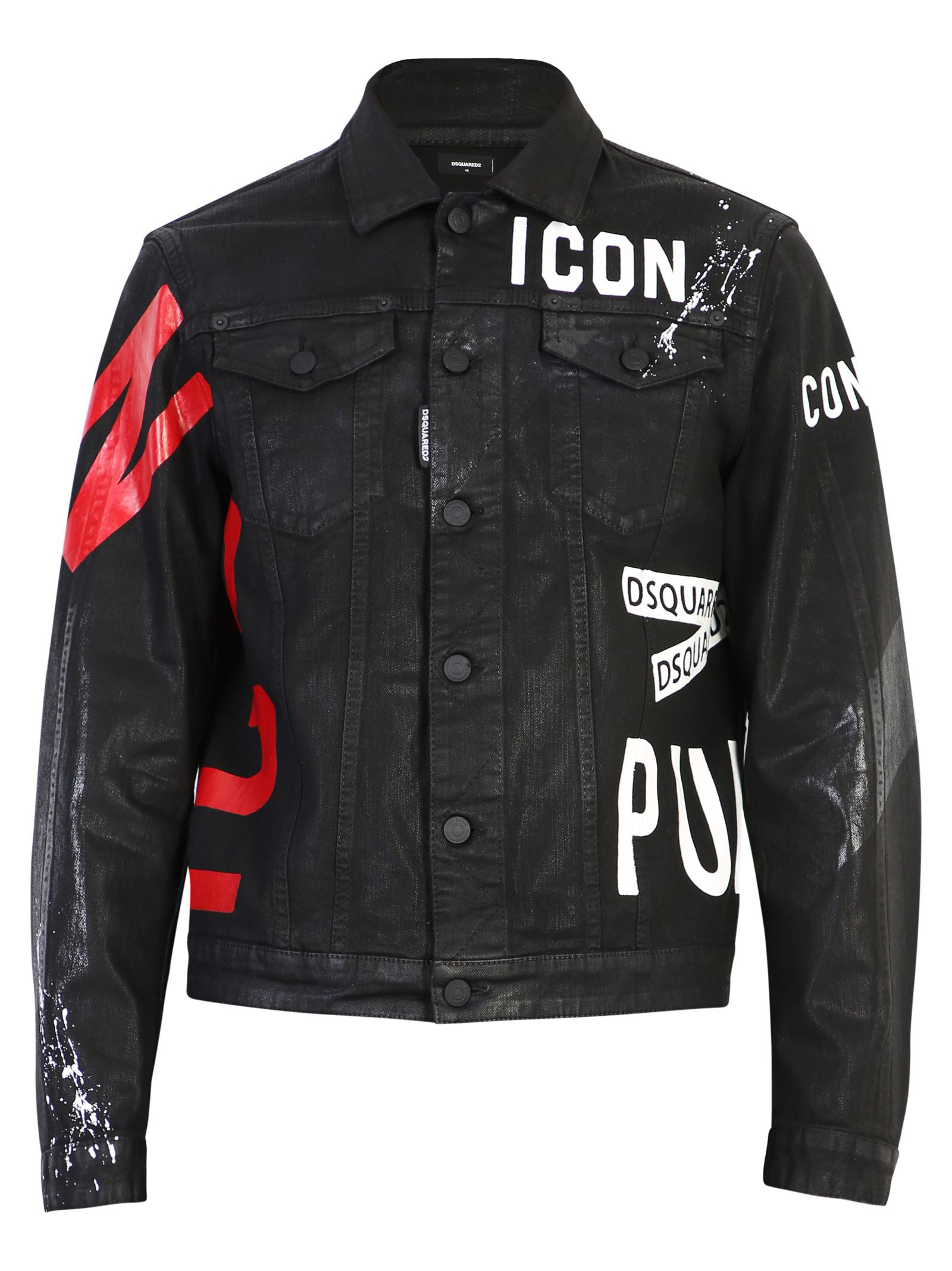 dsquared2 icon leather jacket