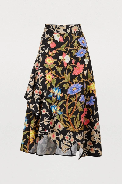 Shop Peter Pilotto Printed Midi Skirt