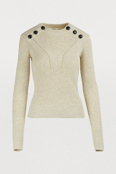 Shop Isabel Marant Étoile Koyla Sweater In Light Grey