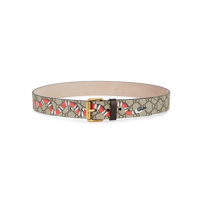 gucci supreme belt snake
