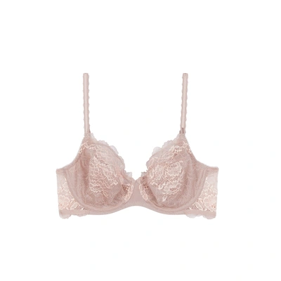 Shop Wacoal Lace Perfection Blush Underwired Bra In Rose