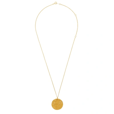 Shop Aligerhi Il Leone Gold-plated Necklace