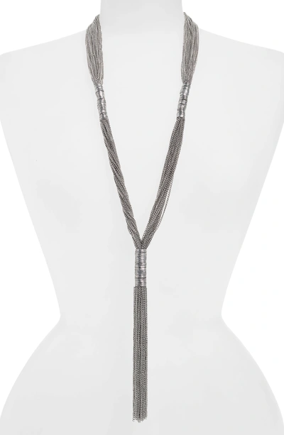 Shop Area Stars Normandie Y-necklace In Silver