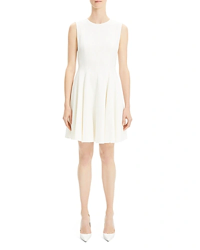Shop Theory Canvas Skater Dress In Rice