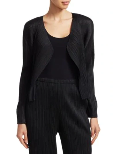 Shop Issey Miyake Basics Jacket In Black