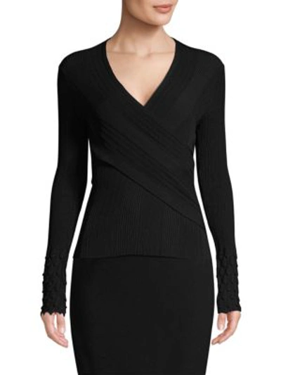 Shop Elie Tahari Madeleine Sweater In Black